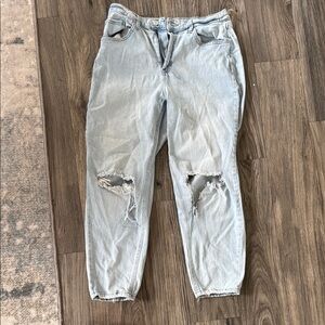 Wild Fable Blue Boyfriend Jeans Distressed High-Waisted